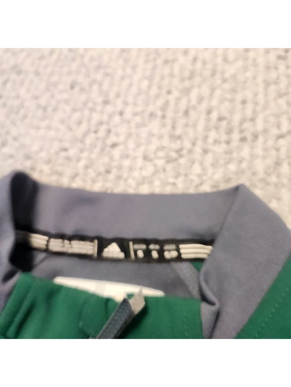 Adidas Jacket Green Full Zip Men's Size Small